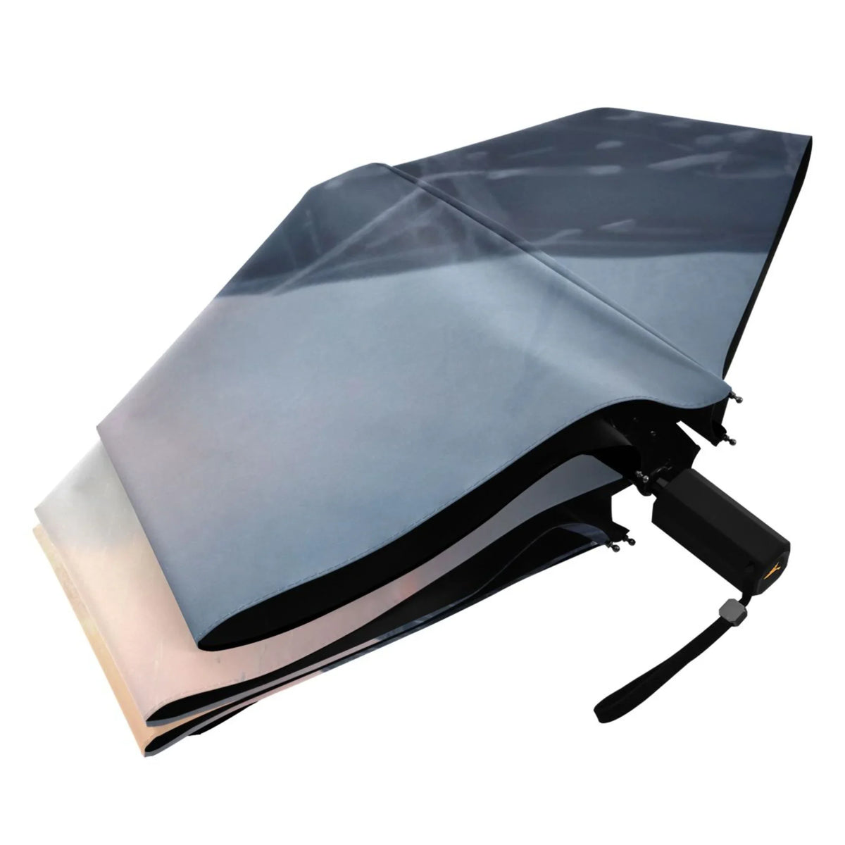 Boat dimension Umbrella Rain for Travel Compact UPF Umbrella Arc Snow Winter Folding Windproof Packable Lightweight with 50+