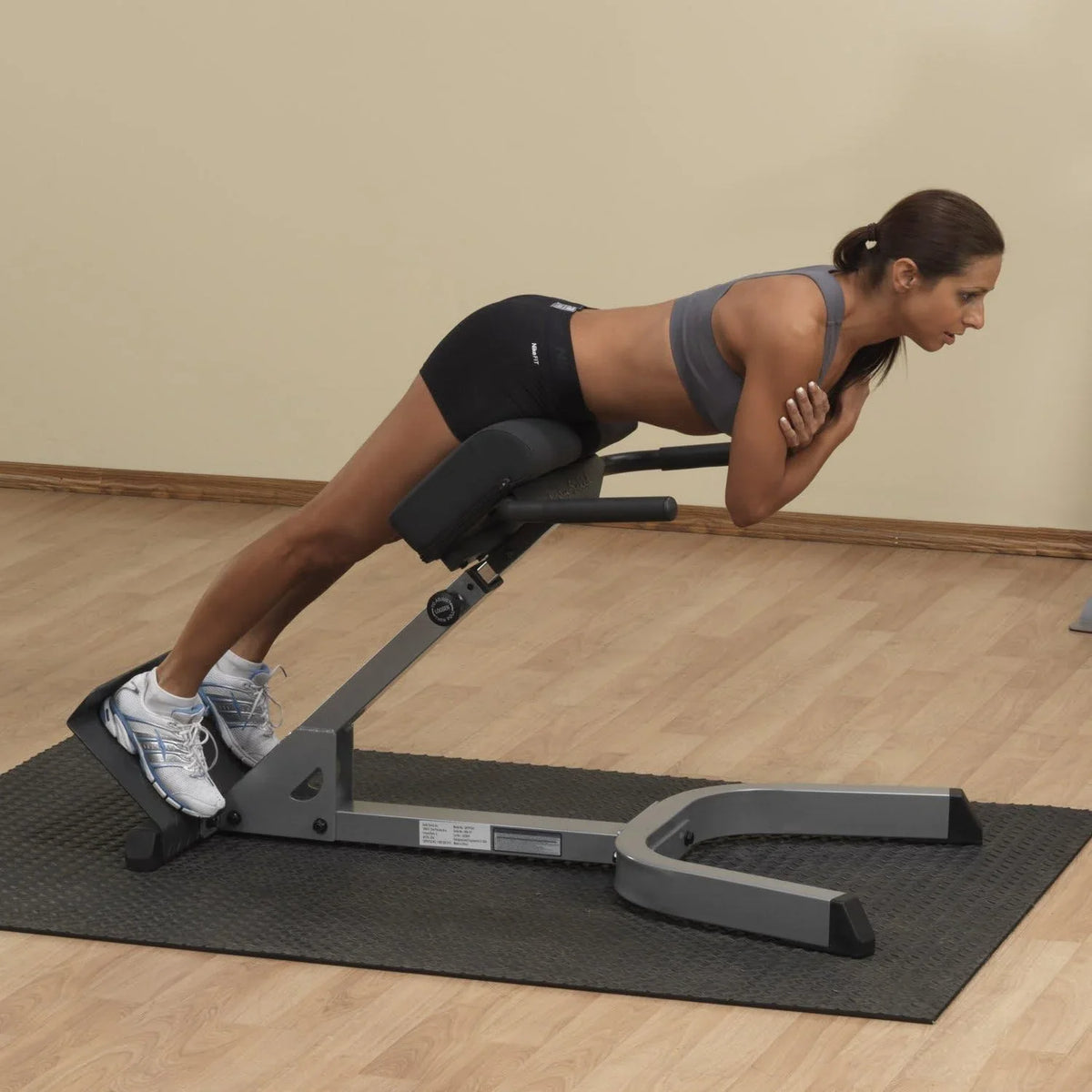 With - Thick Pads Hyperextension Gym 45 Degree Abdominal Adjustable Machine And Exercise For Back Bench & Support Home