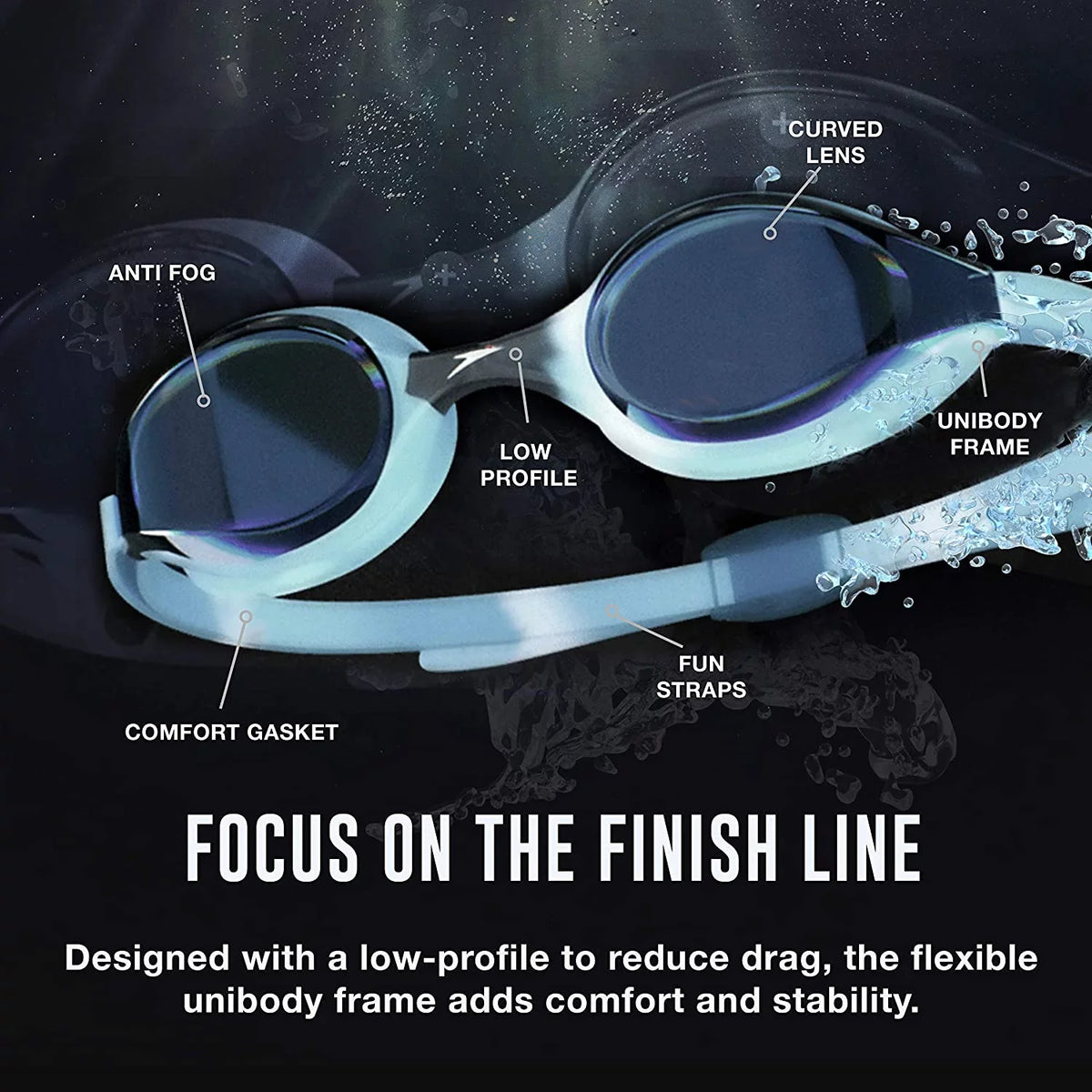 Mirror Speedo Goggles HYPER FLYER