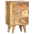 Mango Cabinet Bedside Dcenta Wood 14.2"x11.8"x23.6" Solid