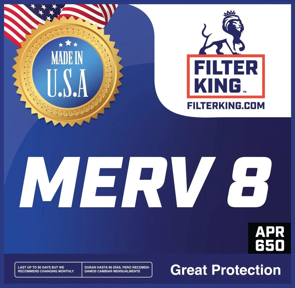 Furnace Air .75" HVAC | x A/C | 38.5x23x1a Filter IN | MERV MADE 4-PACK dimension: King 23 38.5 Filters Filter x | Pleated USA 8 Actual