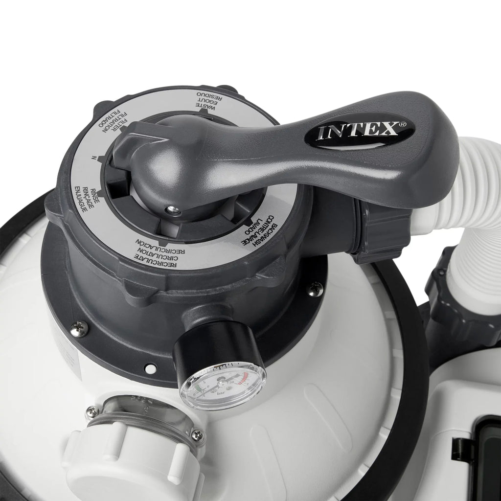 System Motor Sand Gph 1200 Intex10 Filter 1500 inch GFCI, Pool Clear Rate Flow V 110-120 GPH Pump, Krystal with