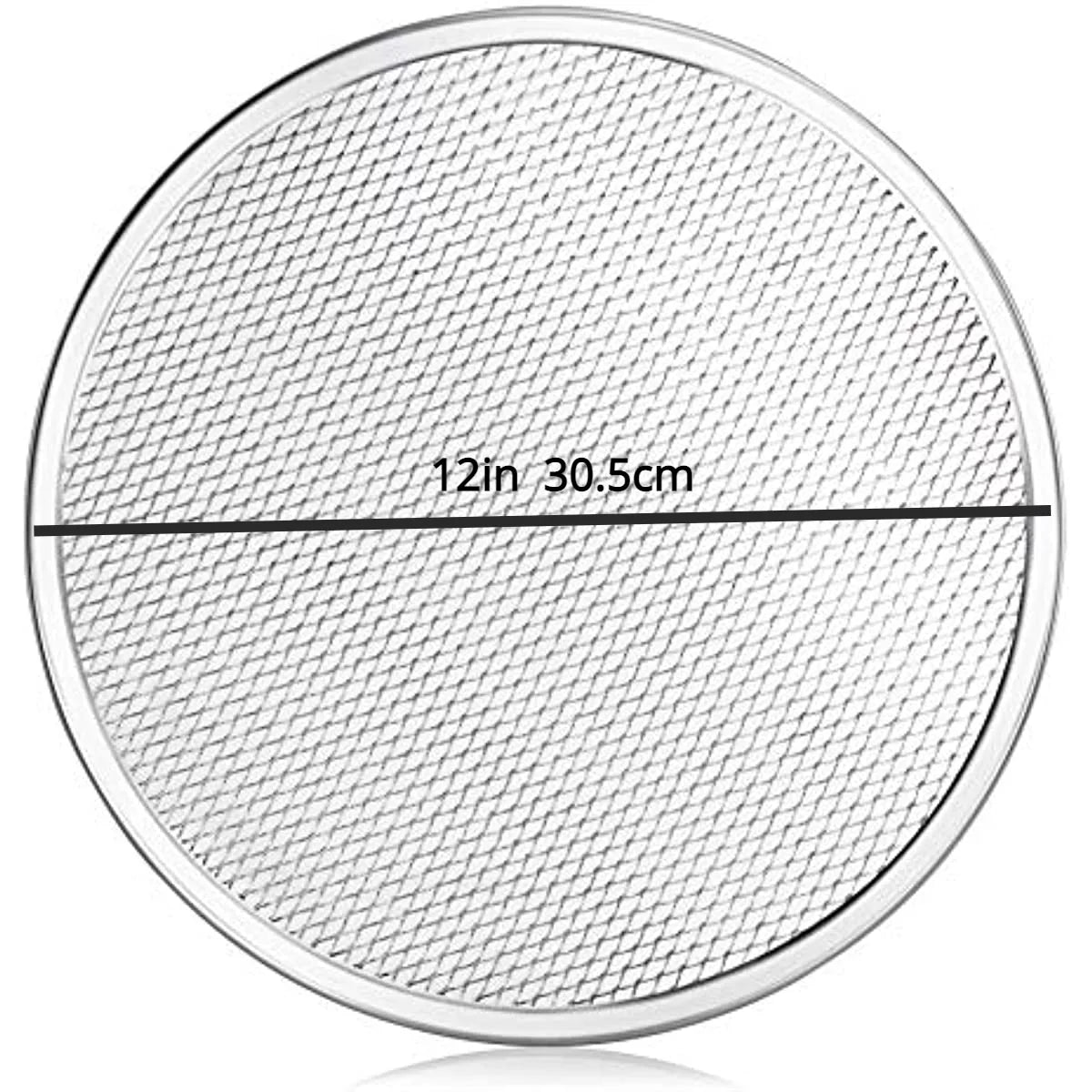 Bakes For Restaurants, Aluminum Baking Screen, 1pc, Pizza Seamless & Perfect Baking Kitchen Pizza Gadgets, & Evenly Aluminum Restaurant-Grade Bake Kitchen Pizza Shortens Pizzerias Time! Tools, Screen,