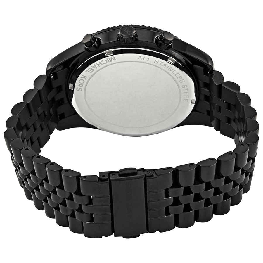 Men's MK8605 Chronograph Paved Watch Lexington Quartz Dial Kors Michael Crystal
