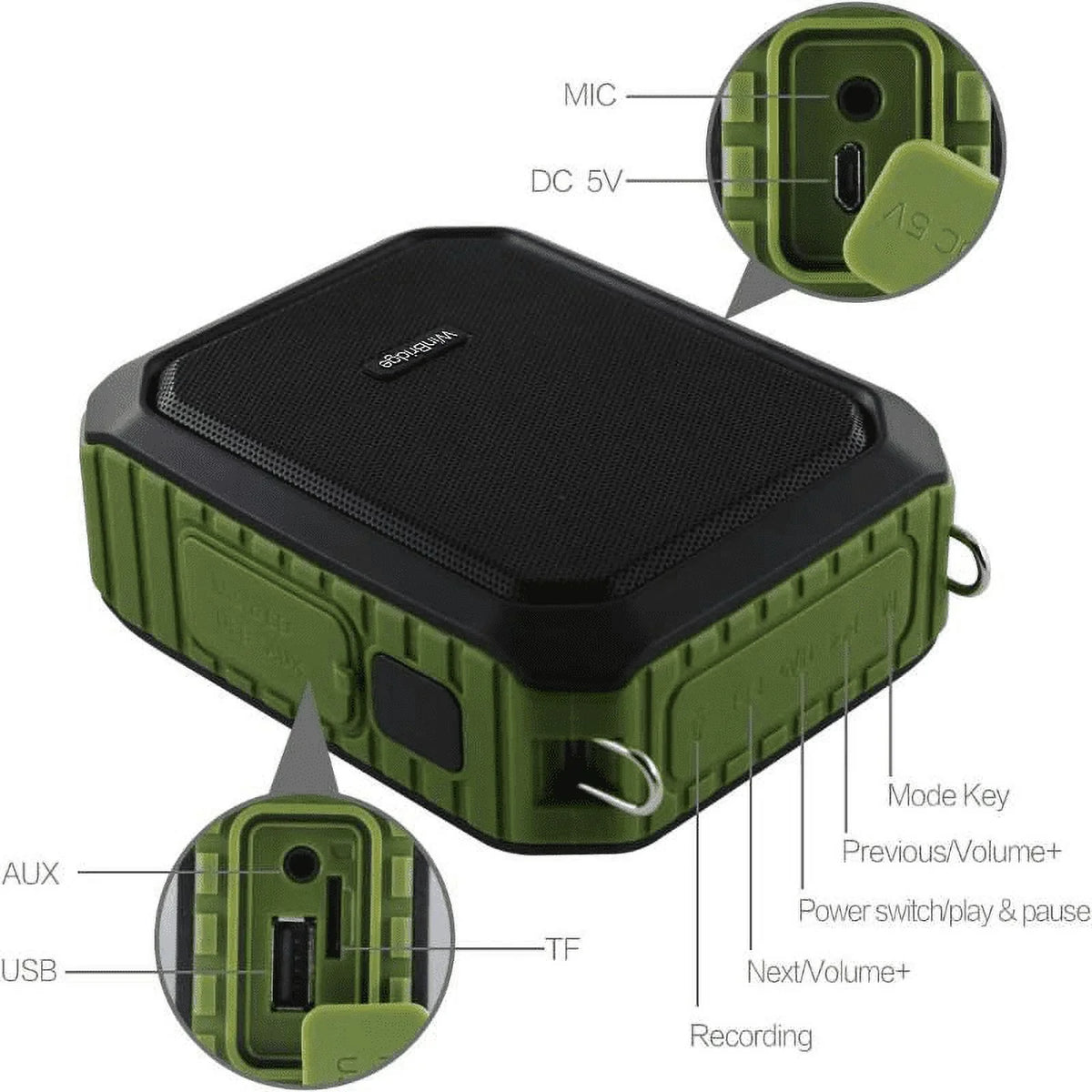 Amplifier M800 Headset Voice Microphone 18W WinBridge with