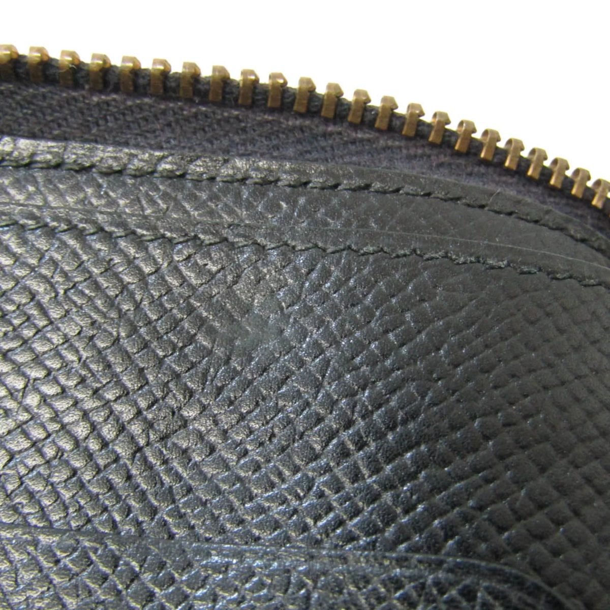Epsom (bi-fold) Wallet Men,Women (Good) Case Long Black Hermes Pre-Owned Leather Travel