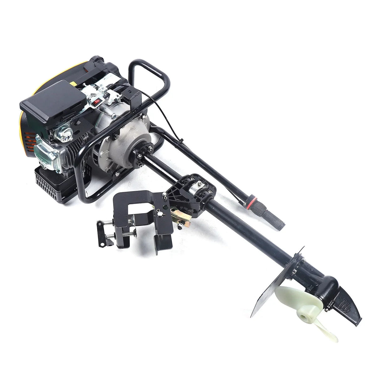 4 Boat Stroke Outboard System 225 with Engine Single Air Heavy Cylinder Engine CC Fishing Ignition Engine 3600 Marine Duty 9 HP Boat Miumaeov TAS Motor Cooling r/min