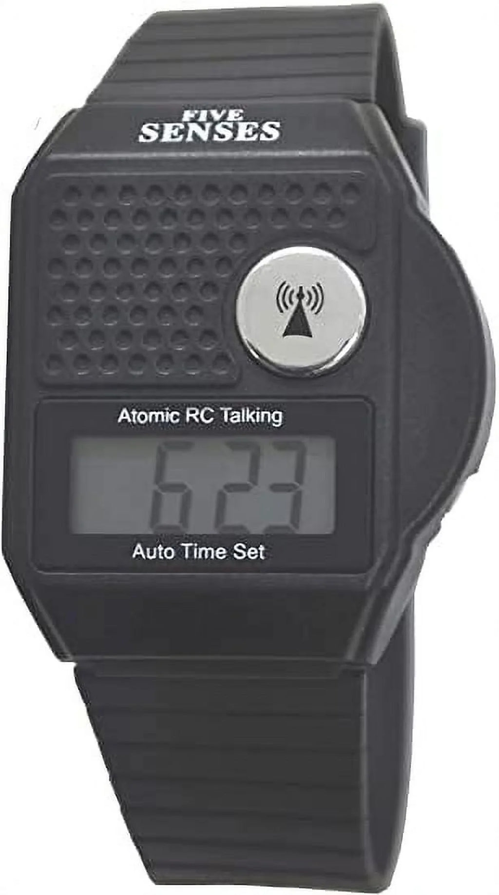 Impaired English for Men Watch Talking Loud Band Plastic Model for Five use Atomic Senses Women Sound Talking to Easy - 1026 Visually Blind Clock Seniors -