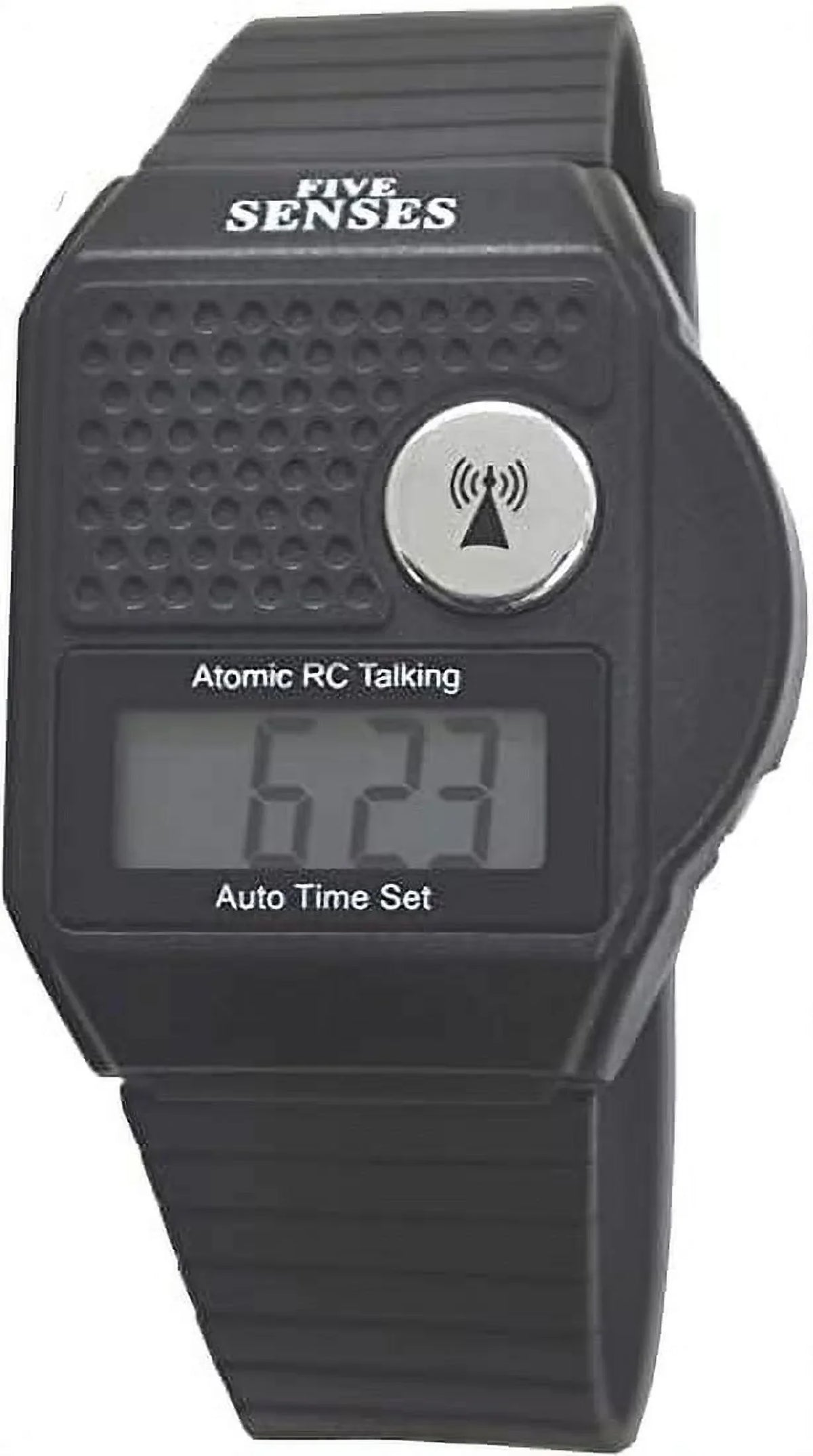 Impaired English for Men Watch Talking Loud Band Plastic Model for Five use Atomic Senses Women Sound Talking to Easy - 1026 Visually Blind Clock Seniors -