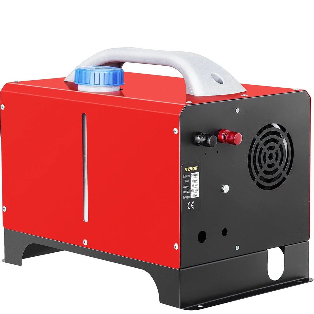 Diesel with Truck Bus, for Heater Mini VEVOR 5KW Boat, and Car Air Heating LCD, Motorhomes Heater Trailer, 12V Remote Control RV, Fast