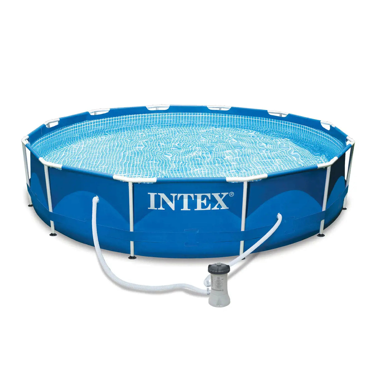 Filter Ground Cover Intex Cartridge 6 Metal Above Pool w/ Pump, Pack, and
