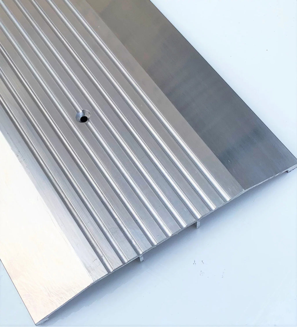 Made Long) Threshold Wide (96 3/4") Heavy (8 Corrugated Aluminum FT x in USA 7" Duty 1/2"