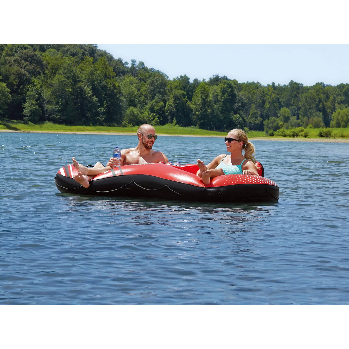River Raft II Rapid Rider Trail Inflatable Tube Ozark