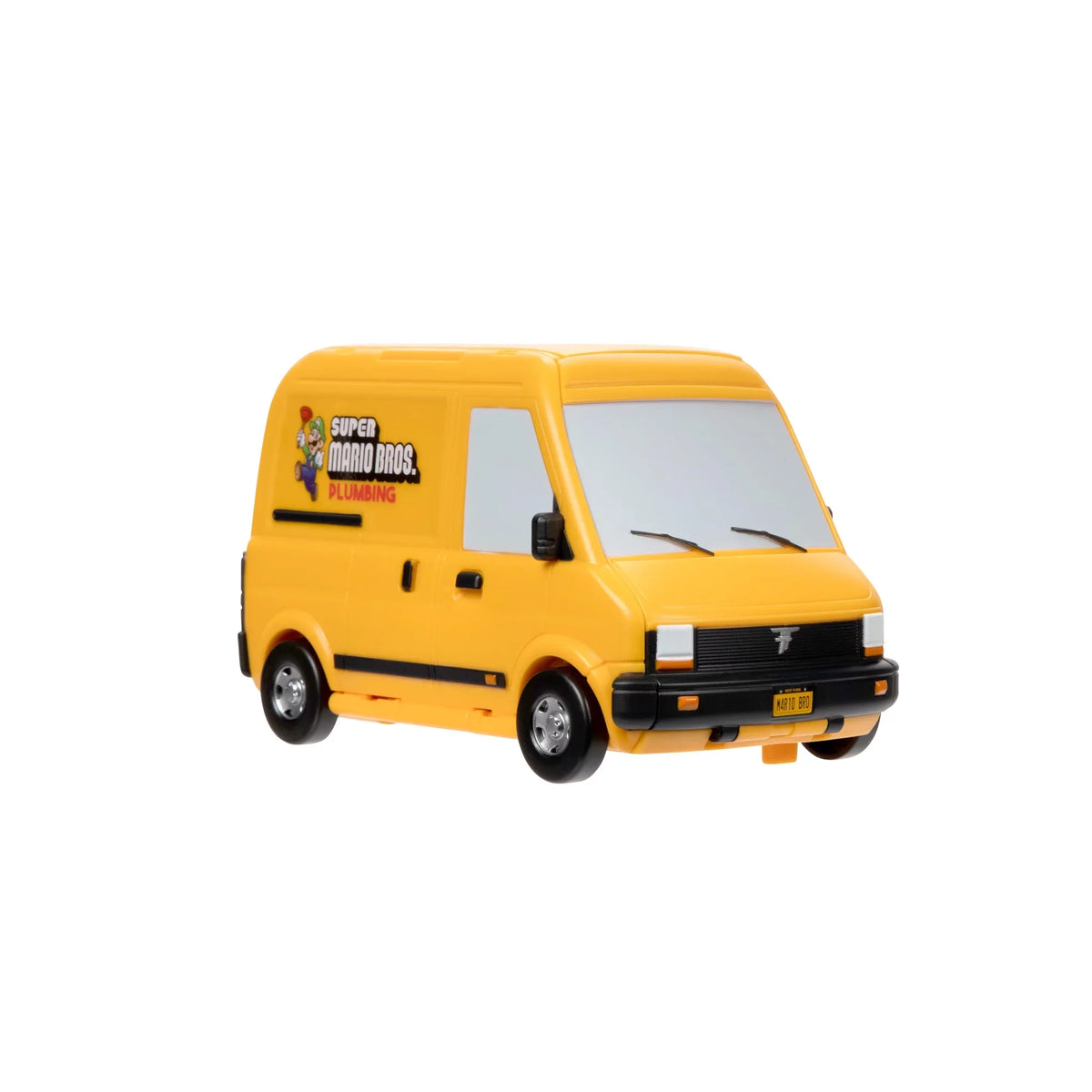 with to Opens Yellow Action 8 to inch Super Movie 1.25 Mario 3 Reveal Bros. Van Children Movie Figure Playset Moment