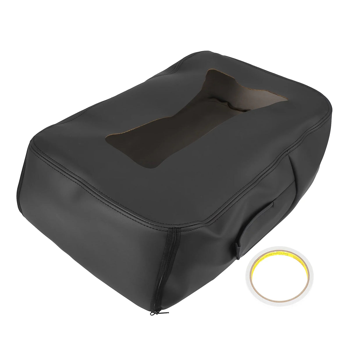 Leather Unique 2007-2014 Pad Replacement Fits Cover Bargains Chevy for 1500 Center Armrest Silverado Cover Console Microfiber