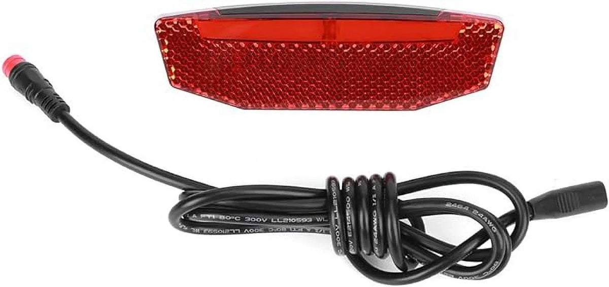 Tailight Waterproof Light, Tail EBike Light Connector, 6V60V Night Bike Riding Electric Warning Equipment Accessories LED