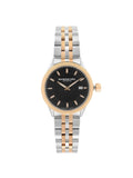 Watch Steel Two-Tone Weil 5629-SP5-20021 Ladies Black Raymond Dial Freelancer