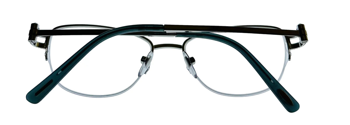 Square Plate Chopard VCH052S 52mm Silver Women's 579Y Metal Eyewear Rimless