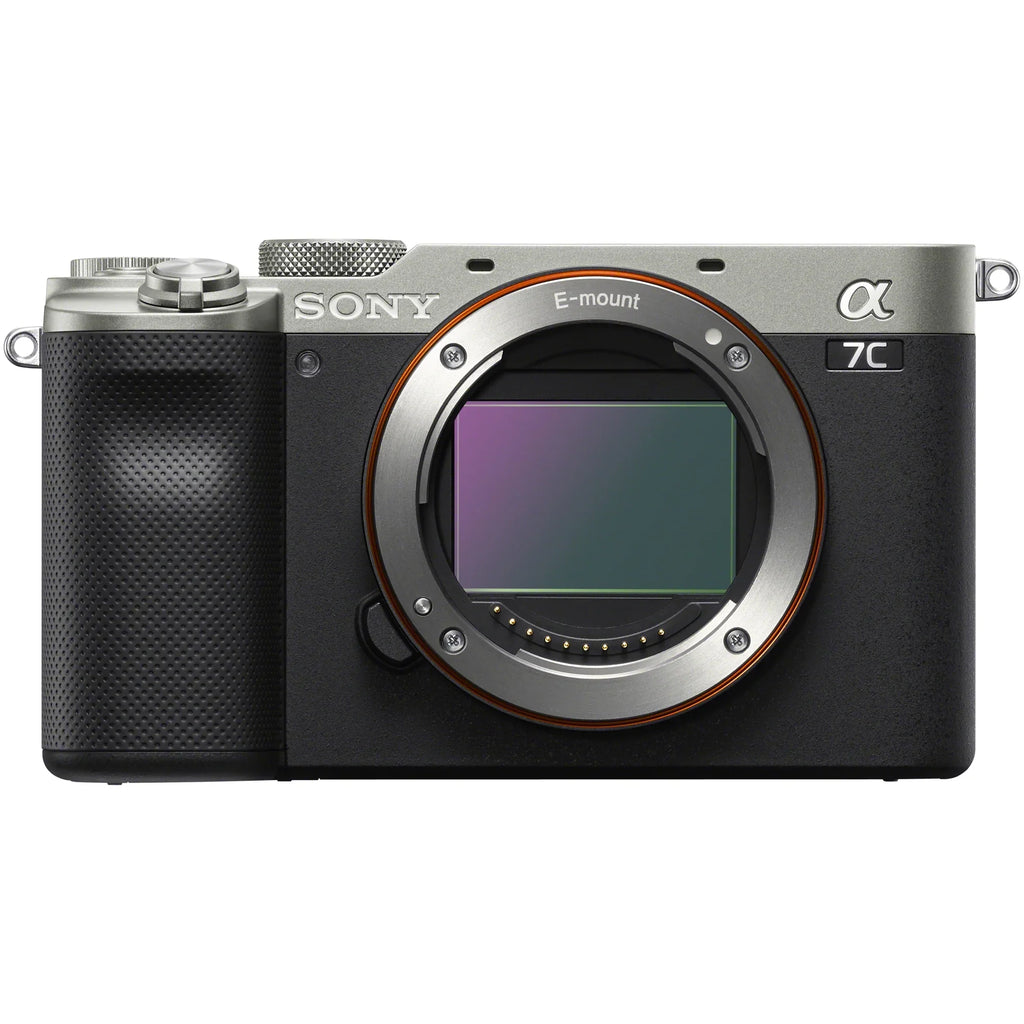 Software Lens , Zoom OSS Deco with Mirrorless Frame Body Camera ILCE7C/S F4 and Photography 24-105mm FE with Silver a7C Full SEL24105G Accessories Bundle Backpack G Gear Case