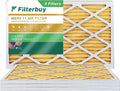 Furnace 12x24x1 Filterbuy Air (4-Pack) Pleated AC Filters 11 MERV HVAC