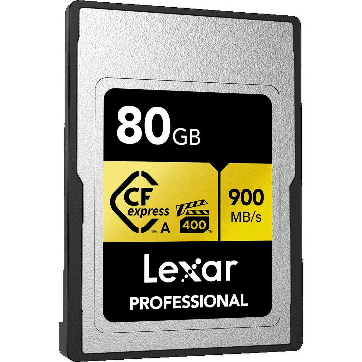 with Card Bundle Type Lexar A CFexpress Pro R900/W800 Memory Gold 80GB Card, Reader