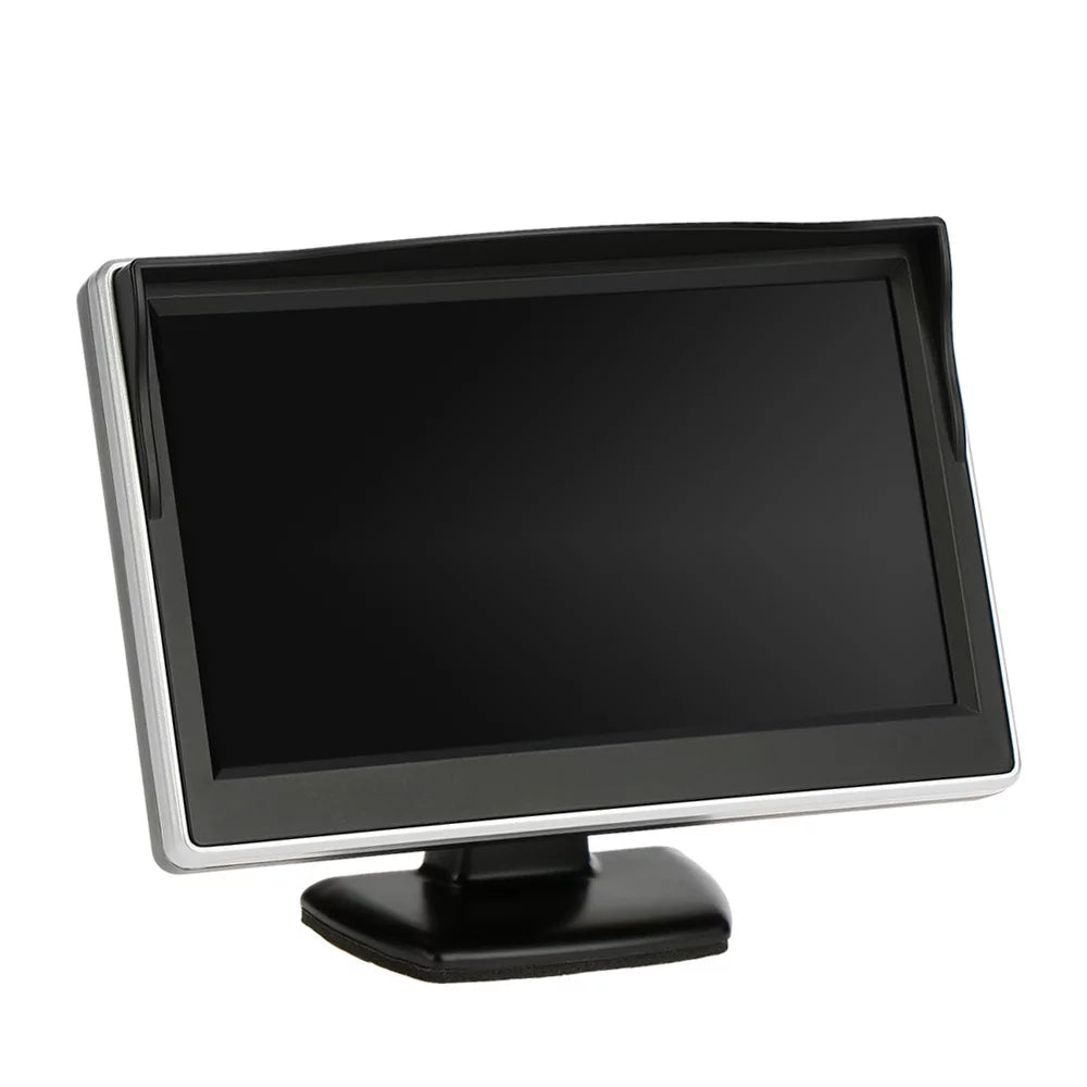 Car LCD Inch 5 Trucks Monitor Camera, Ideal Clear Rear View Easy System Installation, TFT Tomshoo + Display and Parking for Reverse Backup Image, Cars