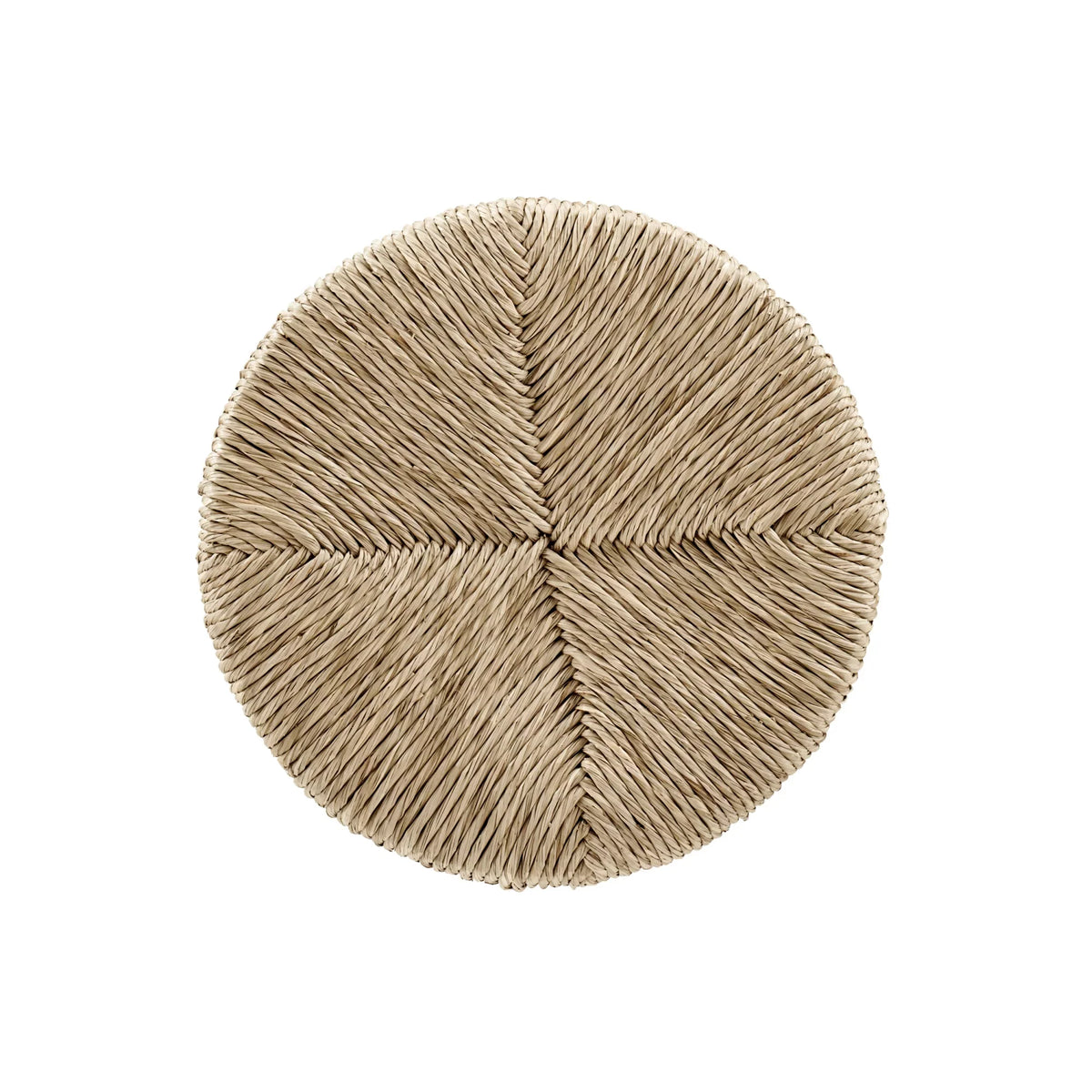 31.5" Natural Backless Natural Rush Swivel, with with Morgan Bar Stool