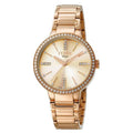 Womens Rose with Gold Bracelet Dial Made Quartz Swiss Gold Watch