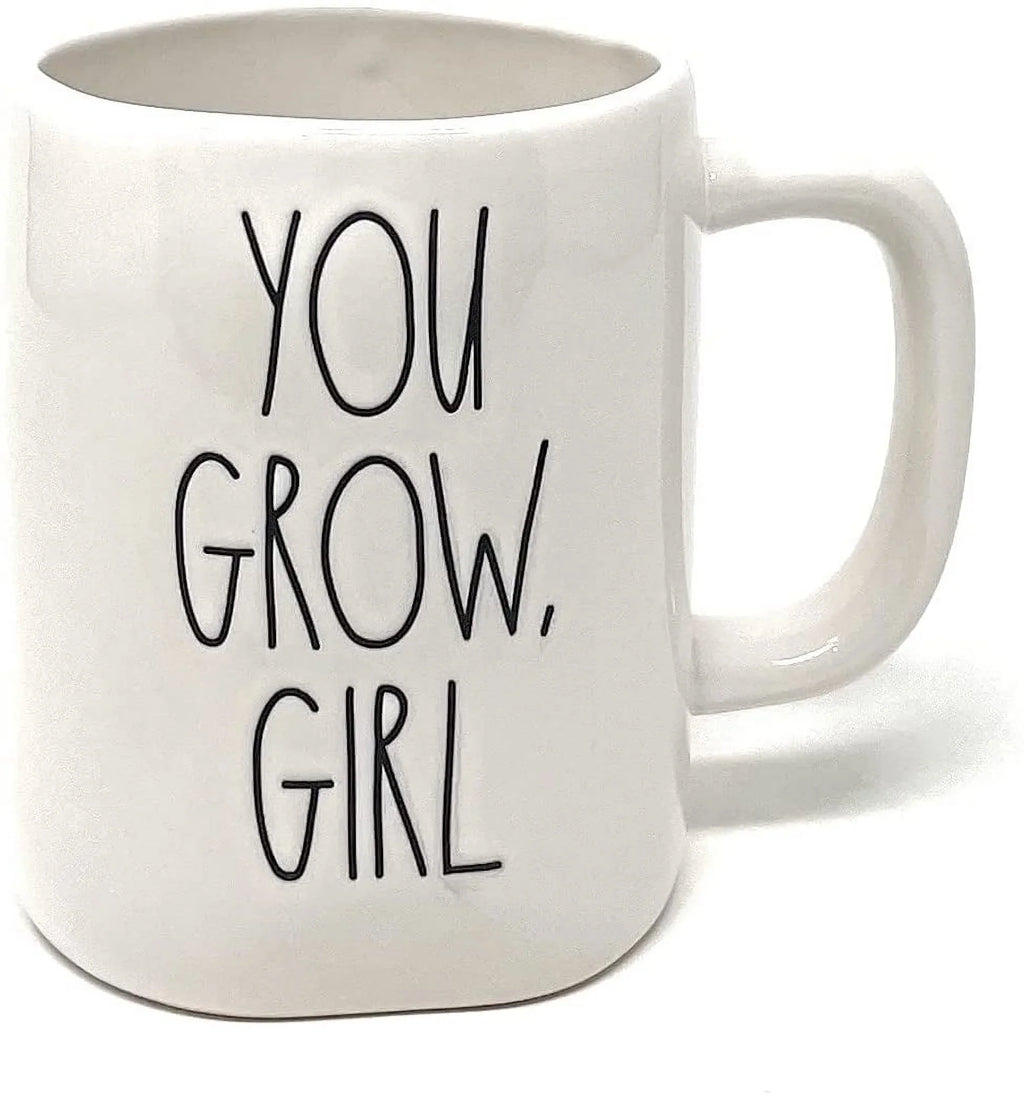 Icon Cactus with Tea Sided Rae YOU Coffee Mug on GIRL Double Dunn White Plant Back GROW