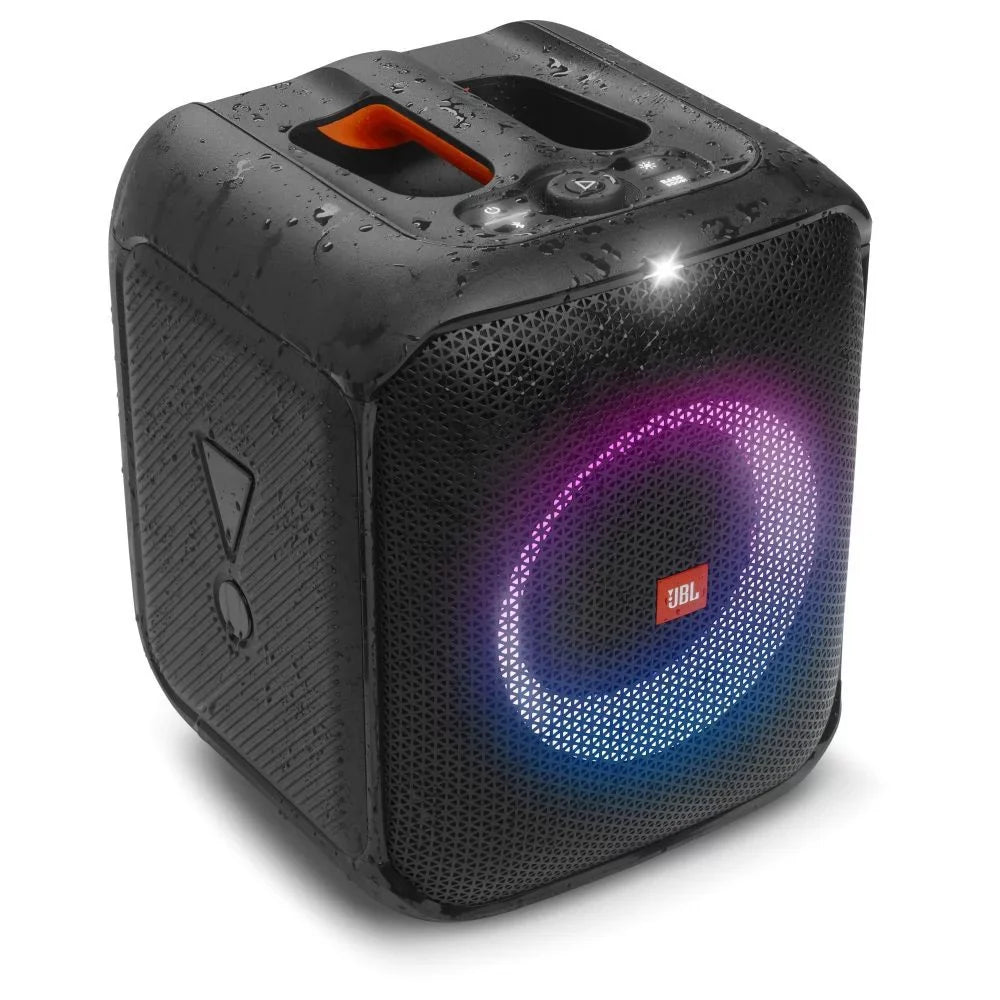 Party w Encore LED+Wireless Portable Essential Partybox Speaker Mics JBL Compact