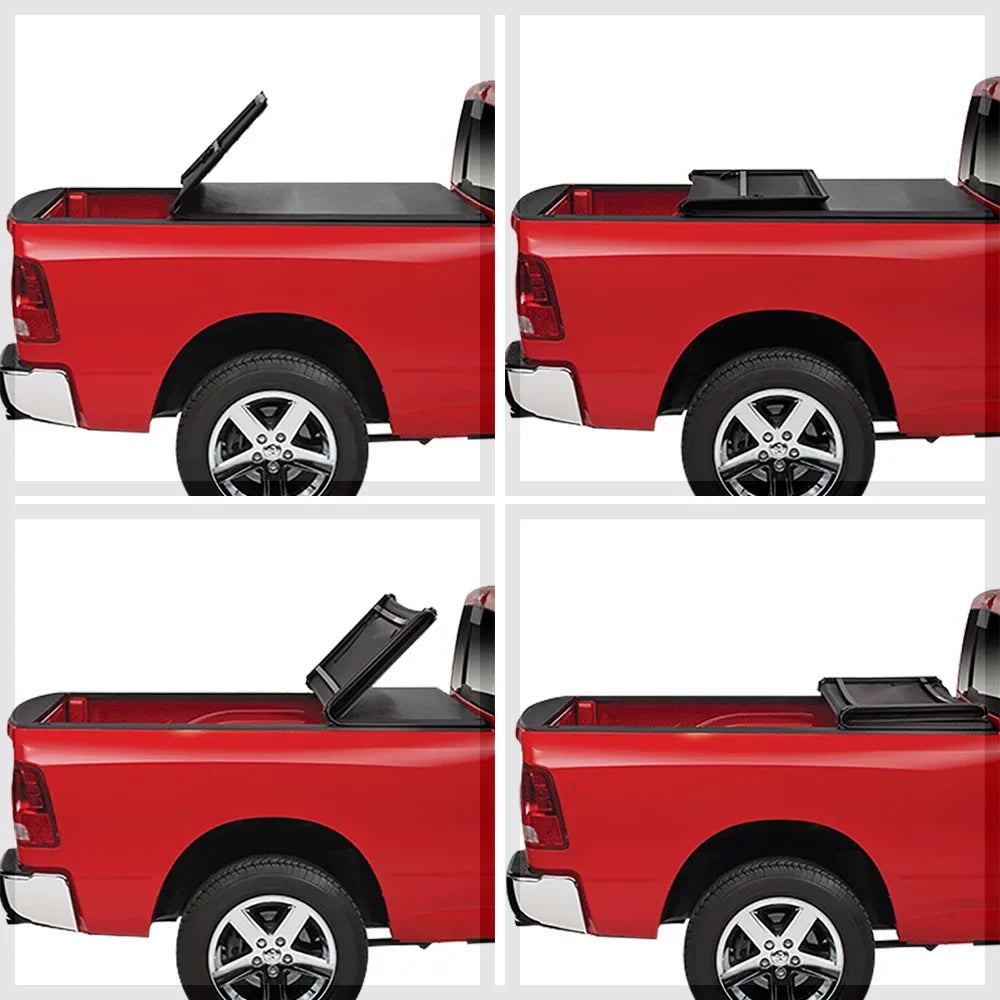 for Ram Soft DODGE Short 2006-2008 RAM 1500/2500 6.5Ft Tonneau RAM Fleetside Bed 02-09 select: Cover 2003-2009 Fits 1500, Tri-Fold DODGE 2500