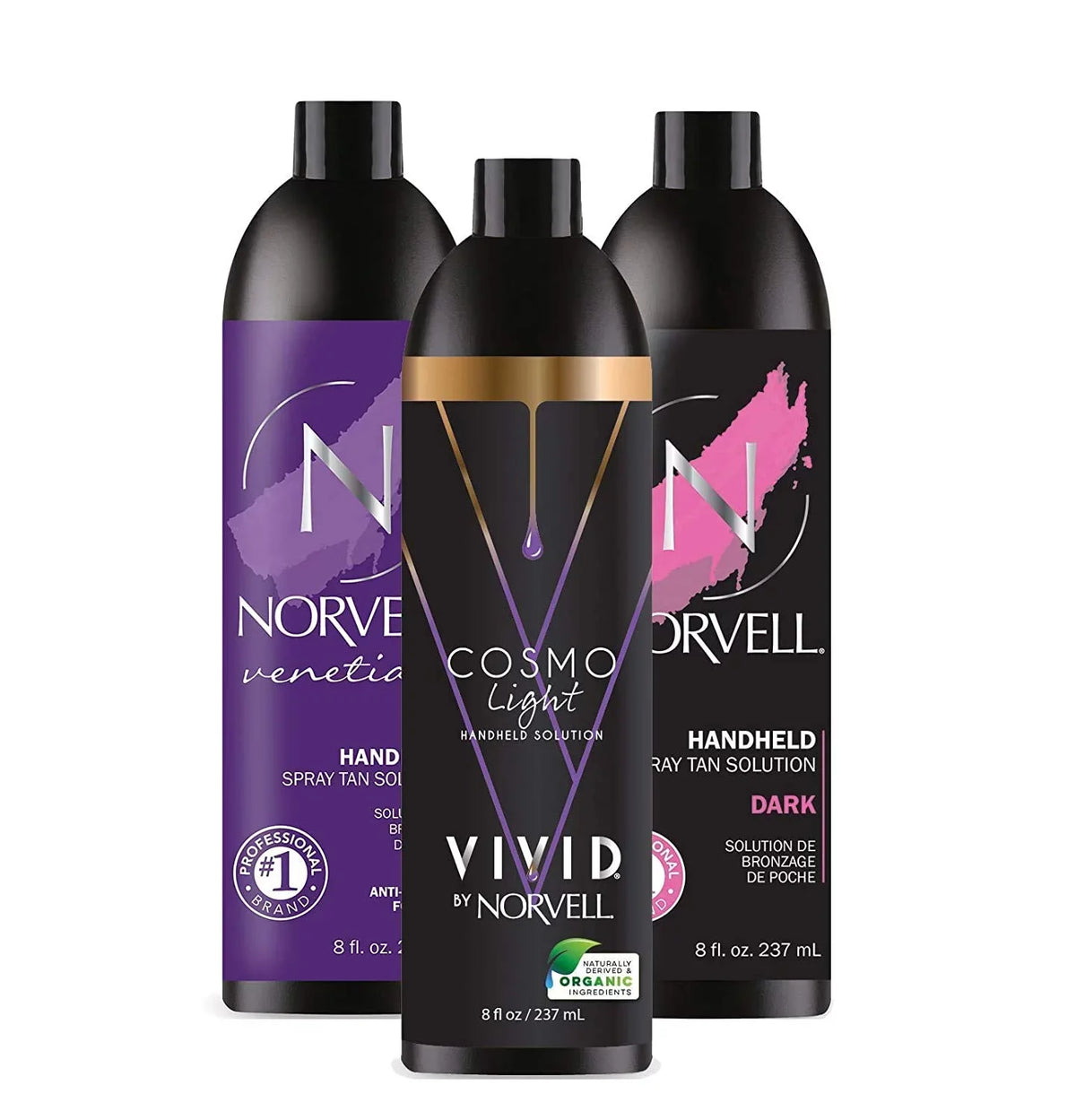 M1000 Program Solutions Training 'Cosmo', oz Venetian Dark Norvell in Sunless Spray Vivid Tan $490) (Retail Mobile Airbrush - 8 Tanning Ultra HVLP Norvell and Value + Machine + Kit
