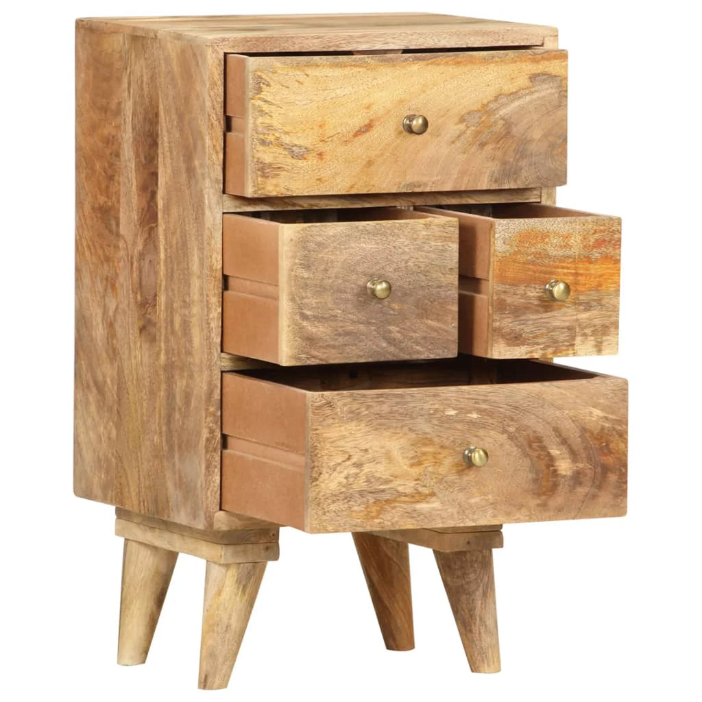 Mango Cabinet Bedside Dcenta Wood 14.2"x11.8"x23.6" Solid