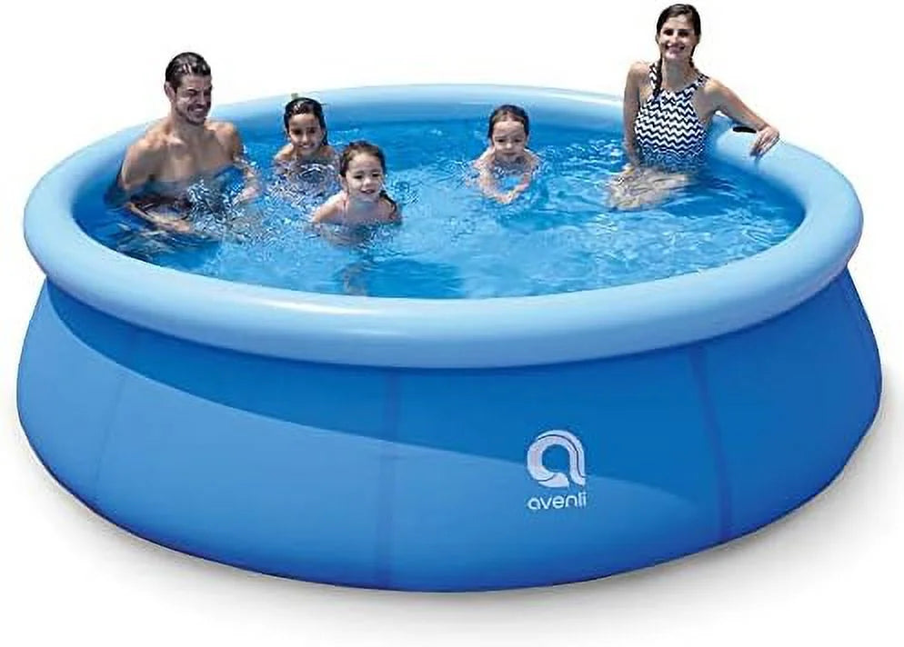 to ground foot inch 3 10 pool, 30 backyard swimming blue exterior x prompt inflatable 17807 person kiddie set kids avenli capacity above 2