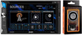 Phone Bluetooth, Jensen Camera Magnet Car 6.2" Input, Touchscreen Bundle Input Receiver Back-up USB CDR6221 Front Holder Absolute with LCD with Multimedia