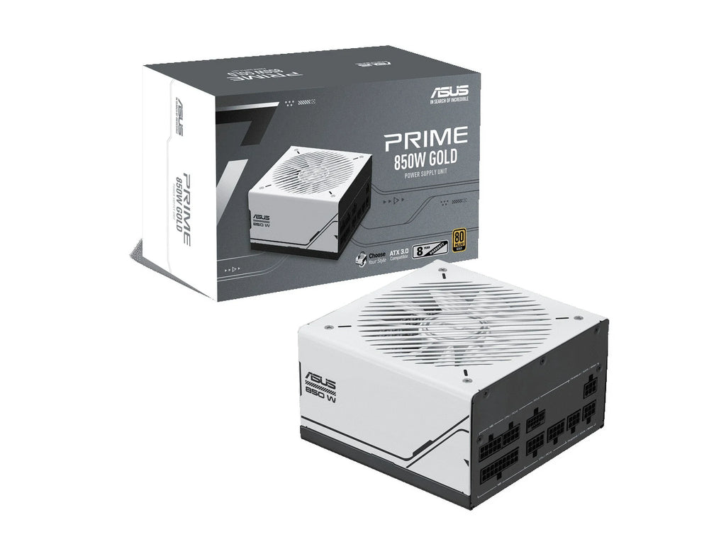 Bearings, Color Gold Compatible, Supply, Warranty) Options 8-Year Modular Certified, ATX Dual Watt, Ball Two 3.0 Fully ASUS Prime (850 850W in Gold 80+ Power One,