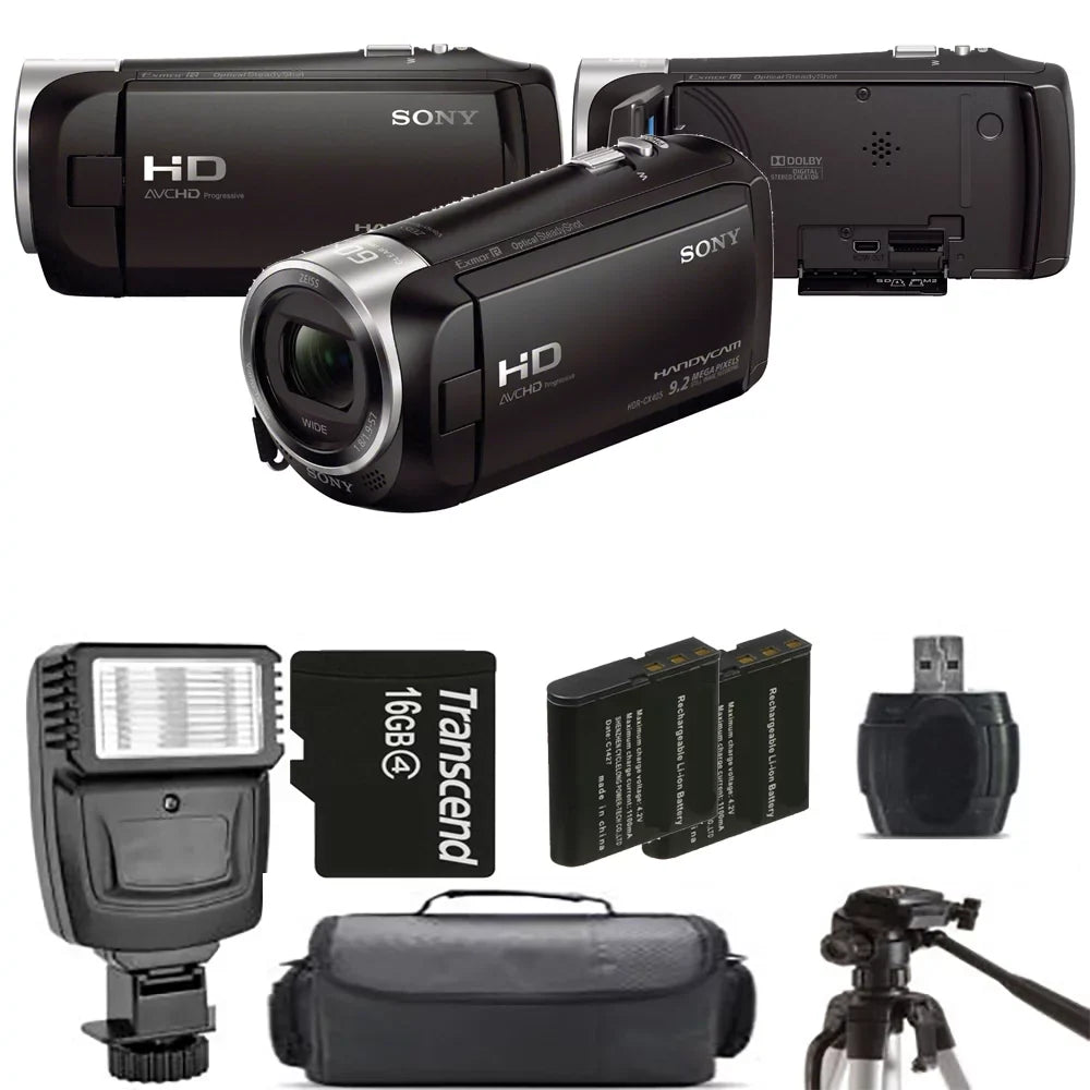 Extra HDR-CX405 Kit + 16GB + Handycam Flash - HD Battery