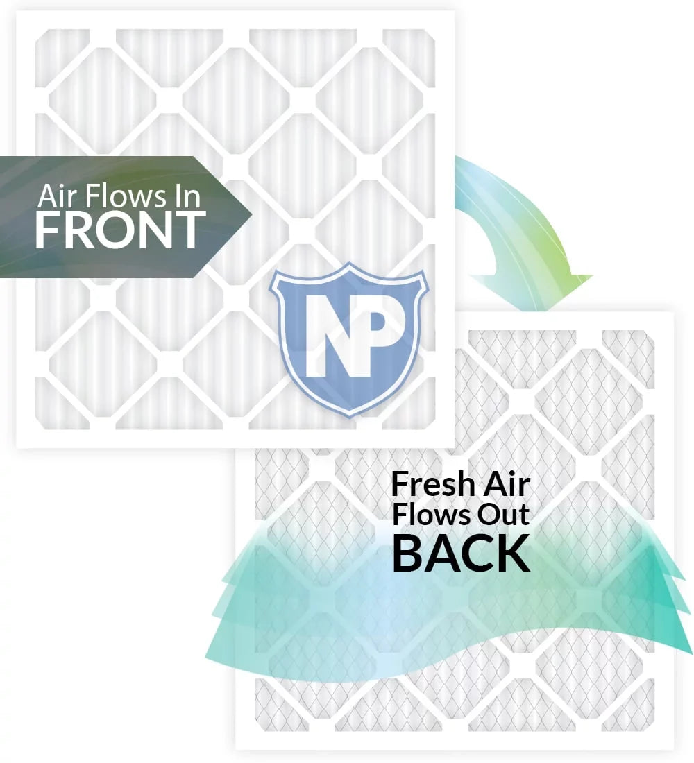 Air 14 Pleated (3 Nordic Filter 1 Pure 5/8) 28x30x4 MERV Pack