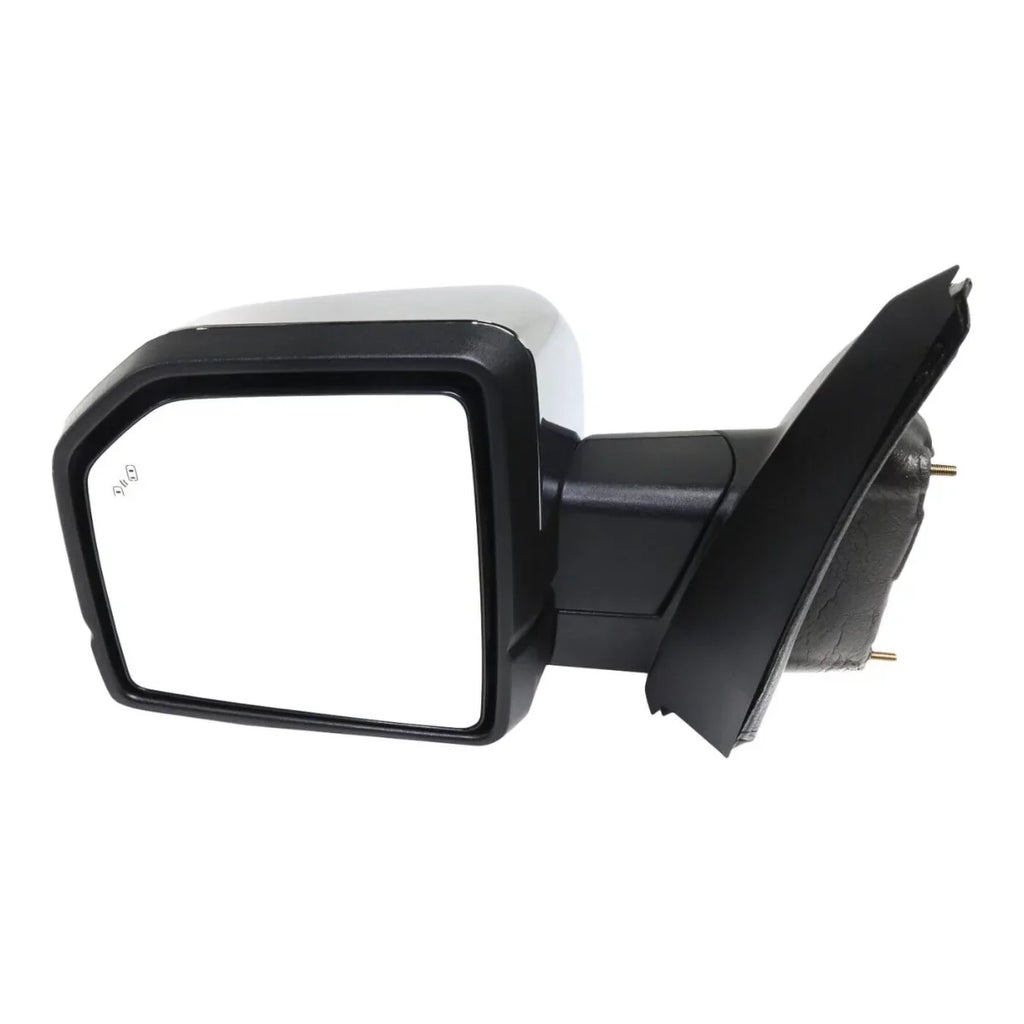 Driver 4WD KAPFO1320529 Folding 2018 V8 V6 Chromed RWD Chrome Power 2015 Mirror AutoShack Power 3.3L for 3.0L Heated 5.0L 3.5L Replacement F-150 2016 2.7L 2017