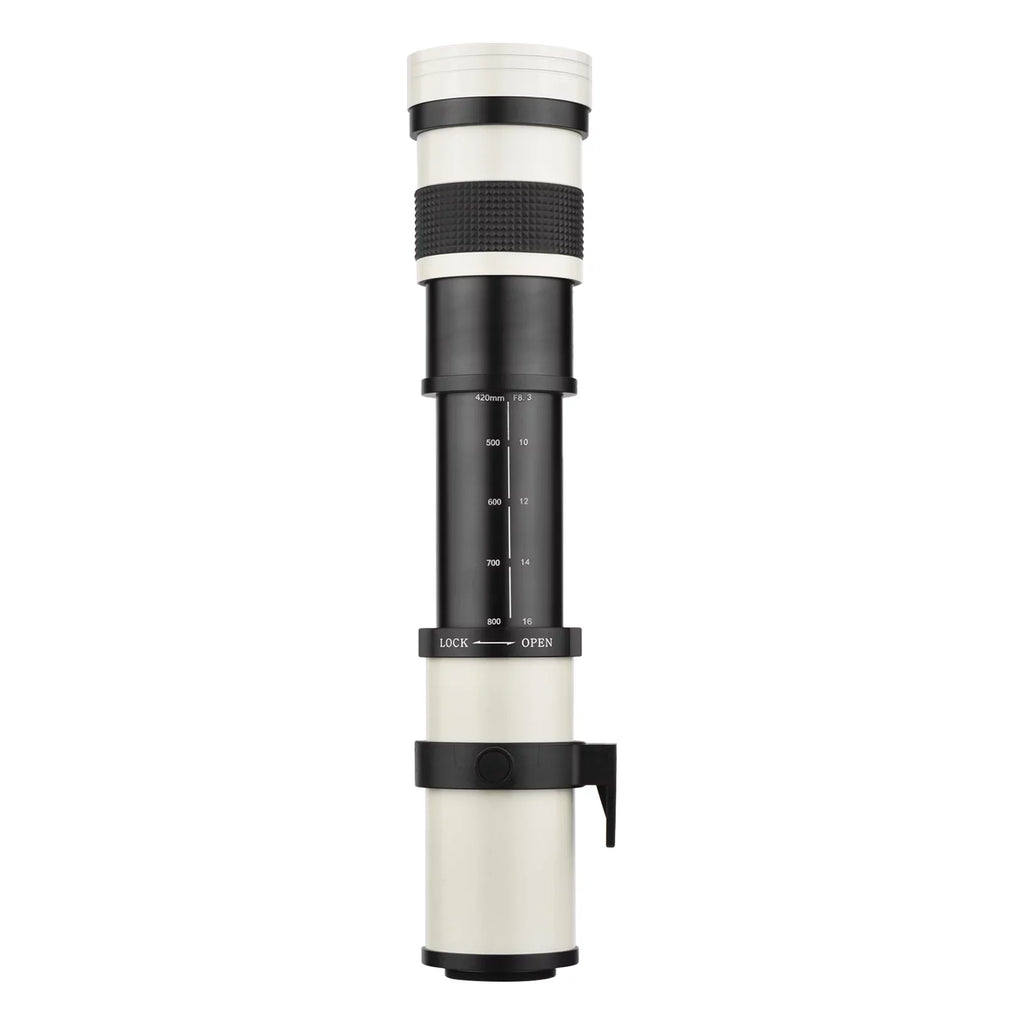 Thread Lens Cameras Super Fujifilm Replacement Universal Zoom 14 for MF T 420-800mm Mount F8.3-16 Olympus Telephoto Nikon with Pristin
