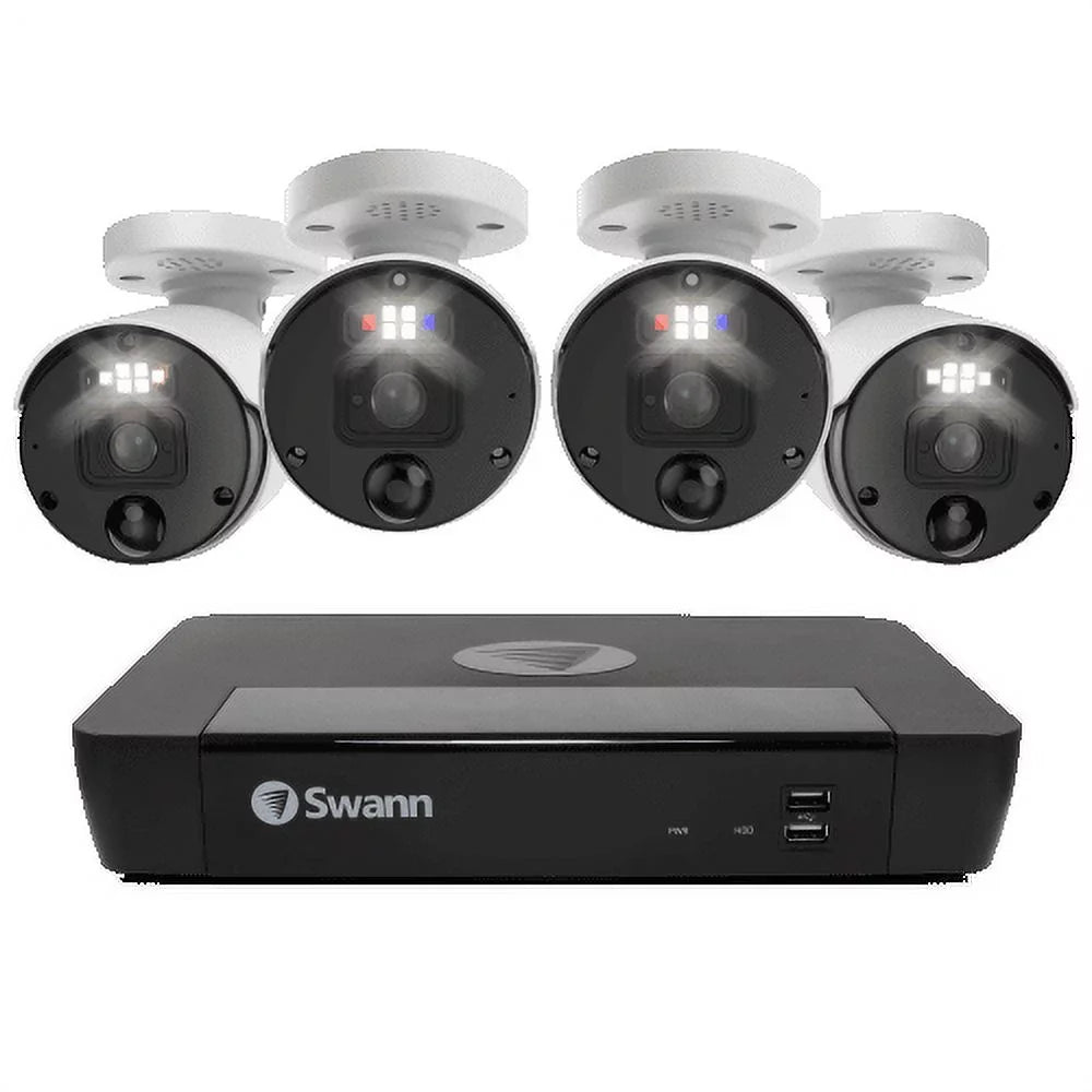 SwannForce 4 - Security 12MP Swann NVR 8 Channel System SWNVK-890004 Camera