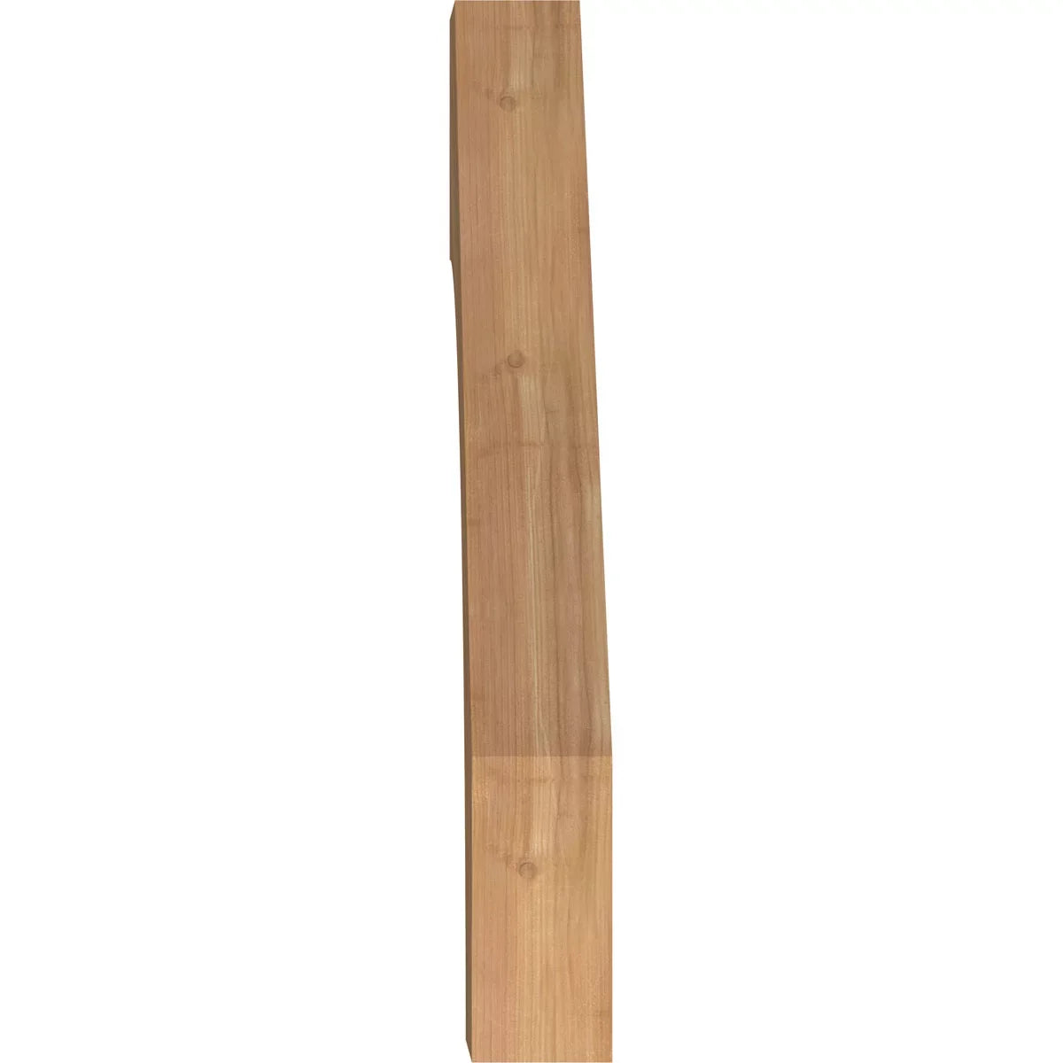 Western 3 x 20"D Cedar Westlake Red 28"H x 1/2"W Brace, Smooth