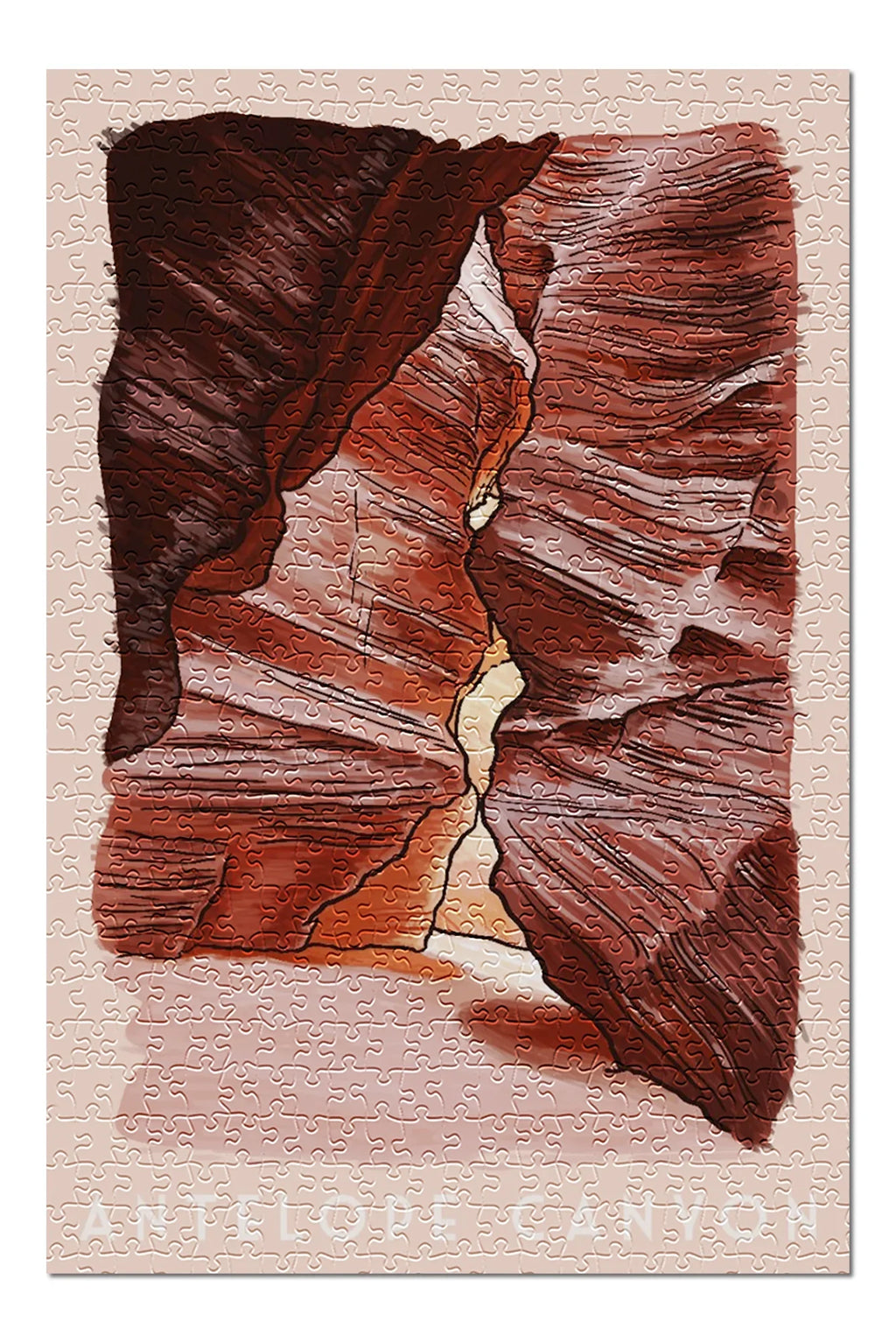 Canyon Puzzle Premium Antelope Family, Piece in USA) for Jigsaw Adults and 500 Made inches, (19x27 Arizona,