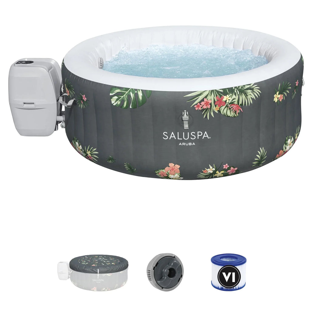 Hot Aruba Inflatable Canopy SaluSpa Shade Sun SaluSpa Bestway with Tub
