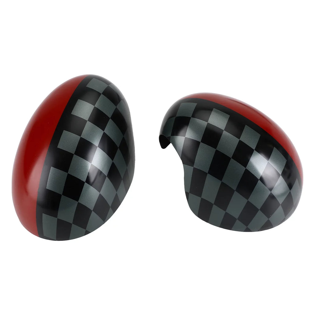 Hardtop Cover Red MINI F56 Cooper Mirror F55 Black/Grey checkered for