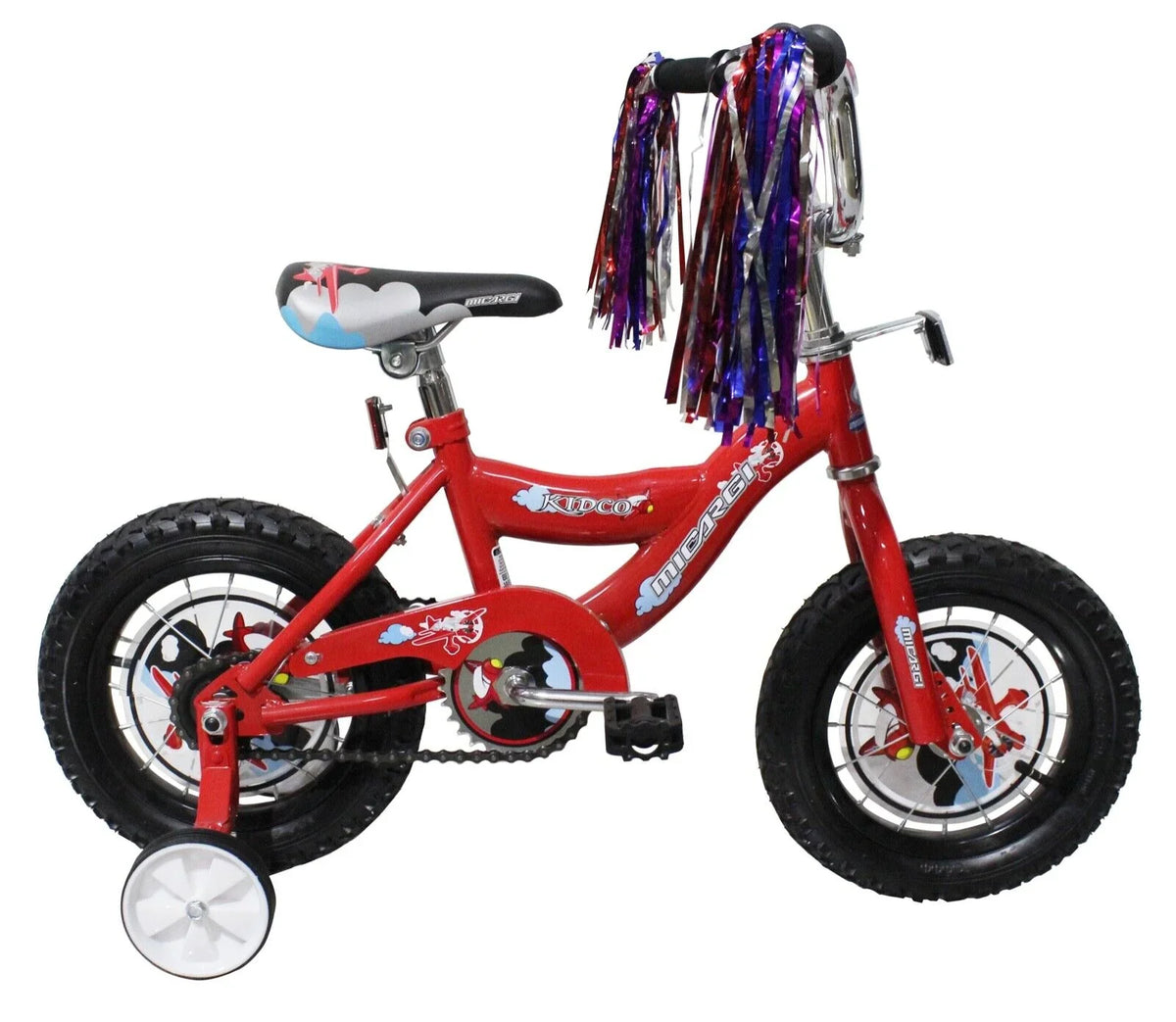 Kidco Red 12" Boys' BMX Micargi Bike,