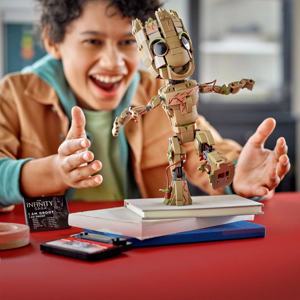 Groot 76217 LEGO Collectable Figure, Set, Toy, Gift Galaxy Buildable am Groot 2 Baby I Guardians of Model Marvel the Idea