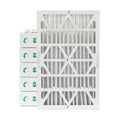 x Inch x by 4" 13 Glasfloss. MERV 3-3/4 Pleated 23-3/8 12x24x4 11-3/8 6 Air Filters Actual of Pack dimension: