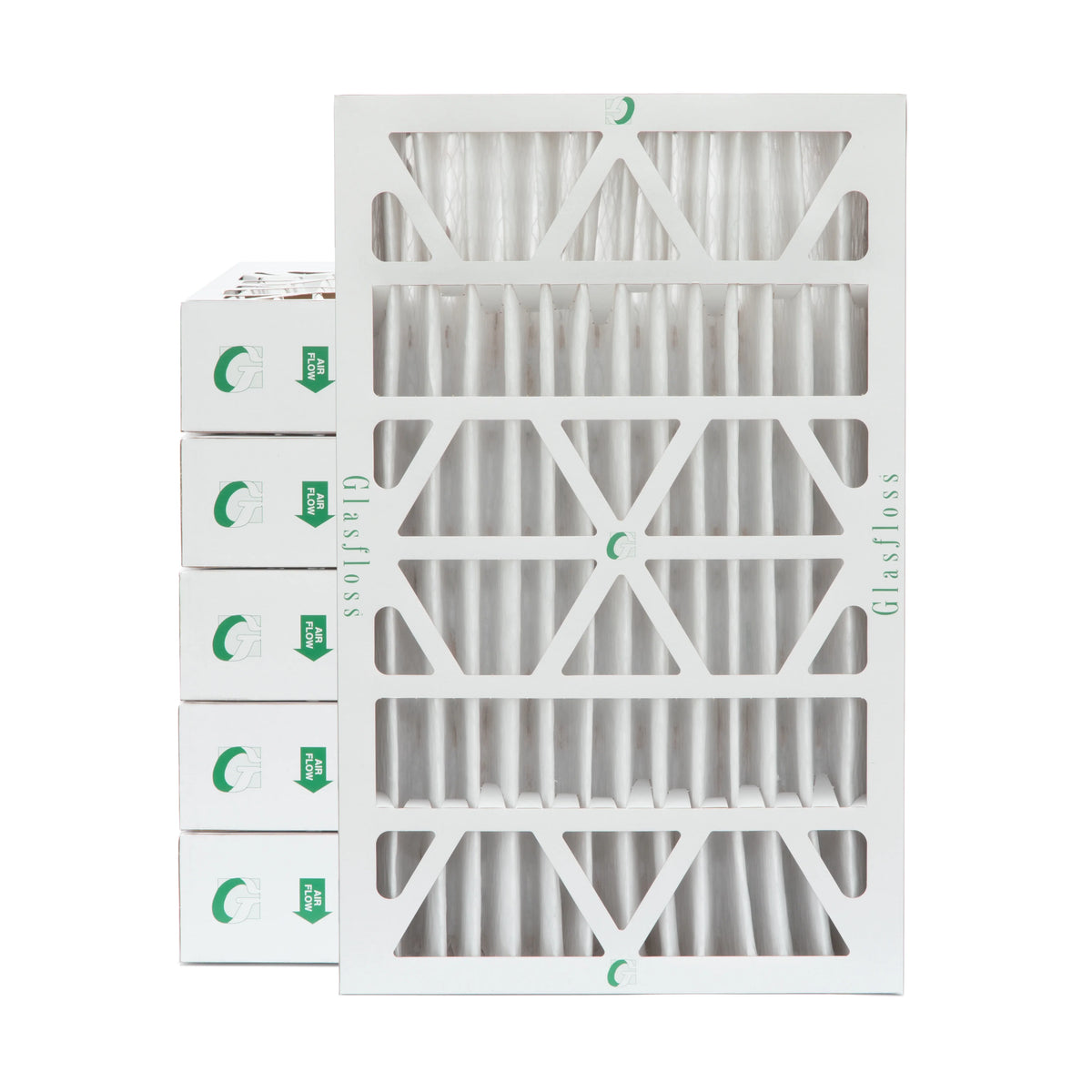 x Inch x by 4" 13 Glasfloss. MERV 3-3/4 Pleated 23-3/8 12x24x4 11-3/8 6 Air Filters Actual of Pack dimension: