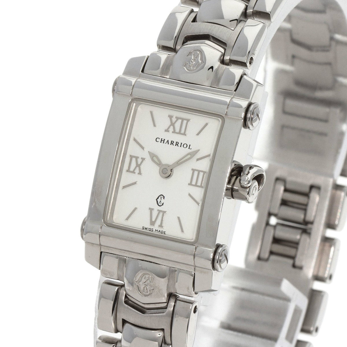 Ladies Columbus Ref.9012911 CHARRIOL Philippe Stainless PHILIPPE Steel/SS Watch (Good) Charriol Pre-Owned